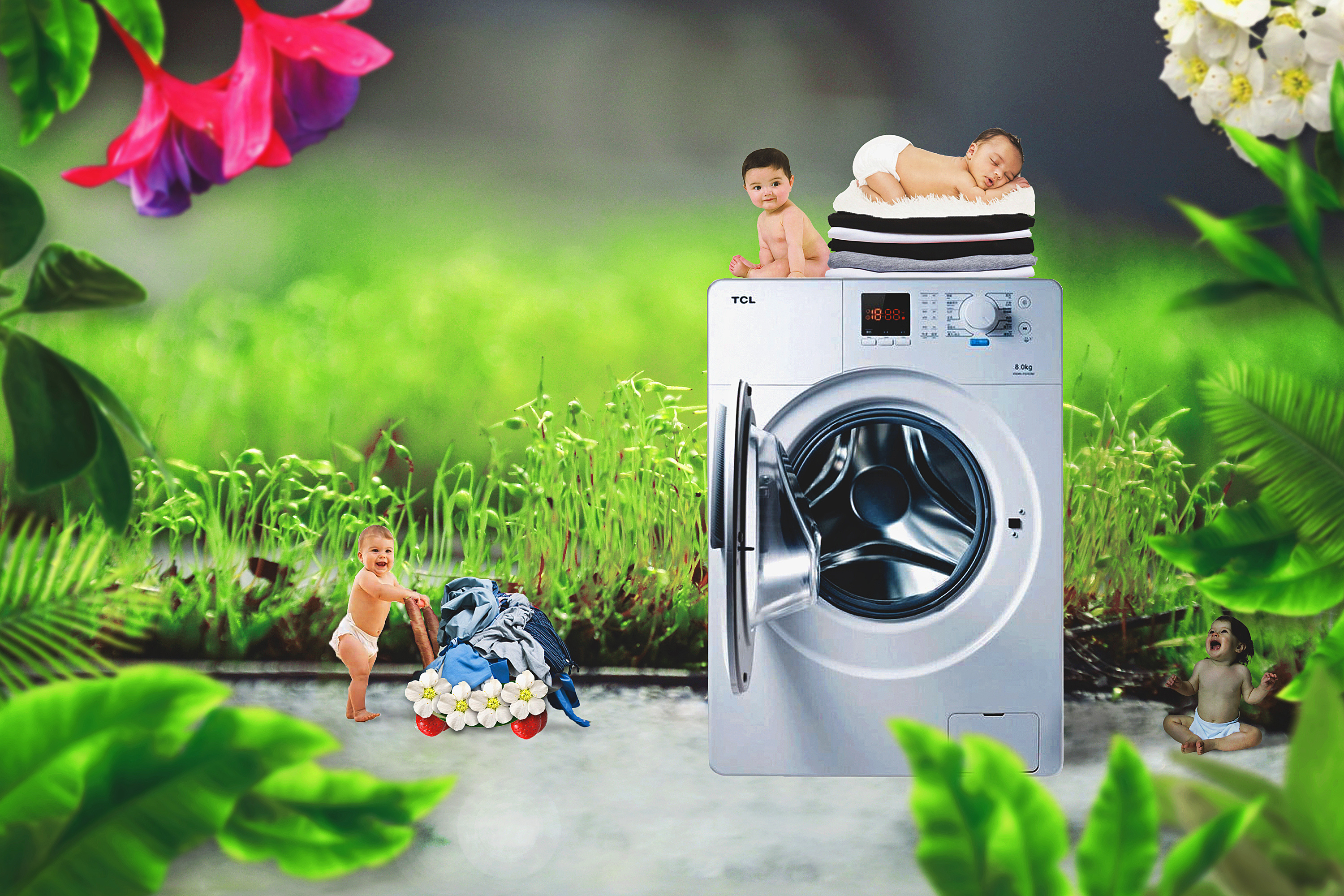 洗衣机海报设计