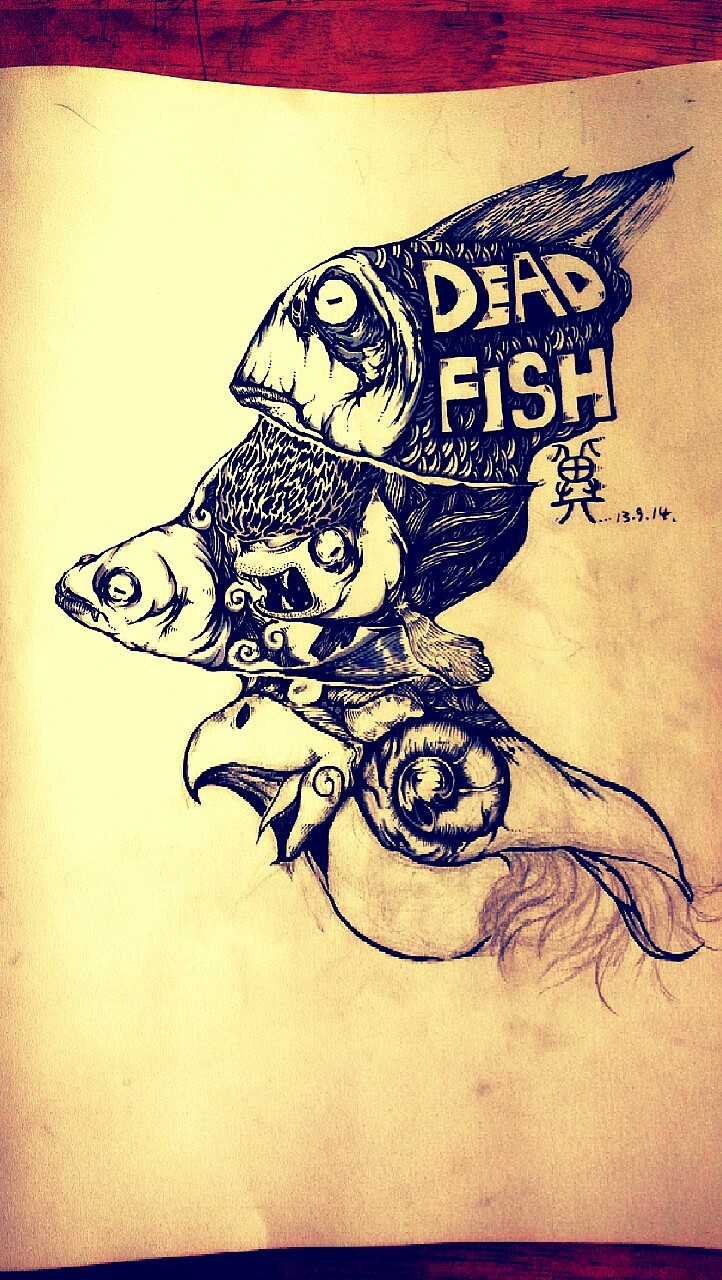 死鱼dead fish|插画|新锐潮流插画|冀皓天_原创作品-站酷zcool