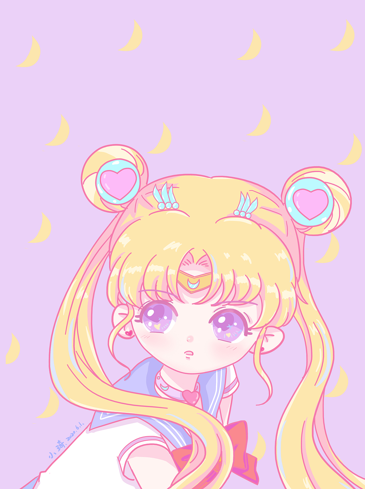 重绘水冰月 美少女战士