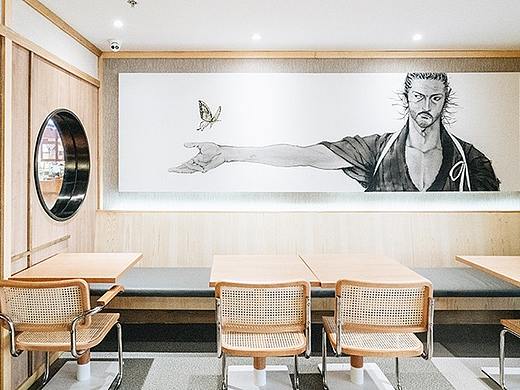 郑州过早热干面馆装修公司设计案例