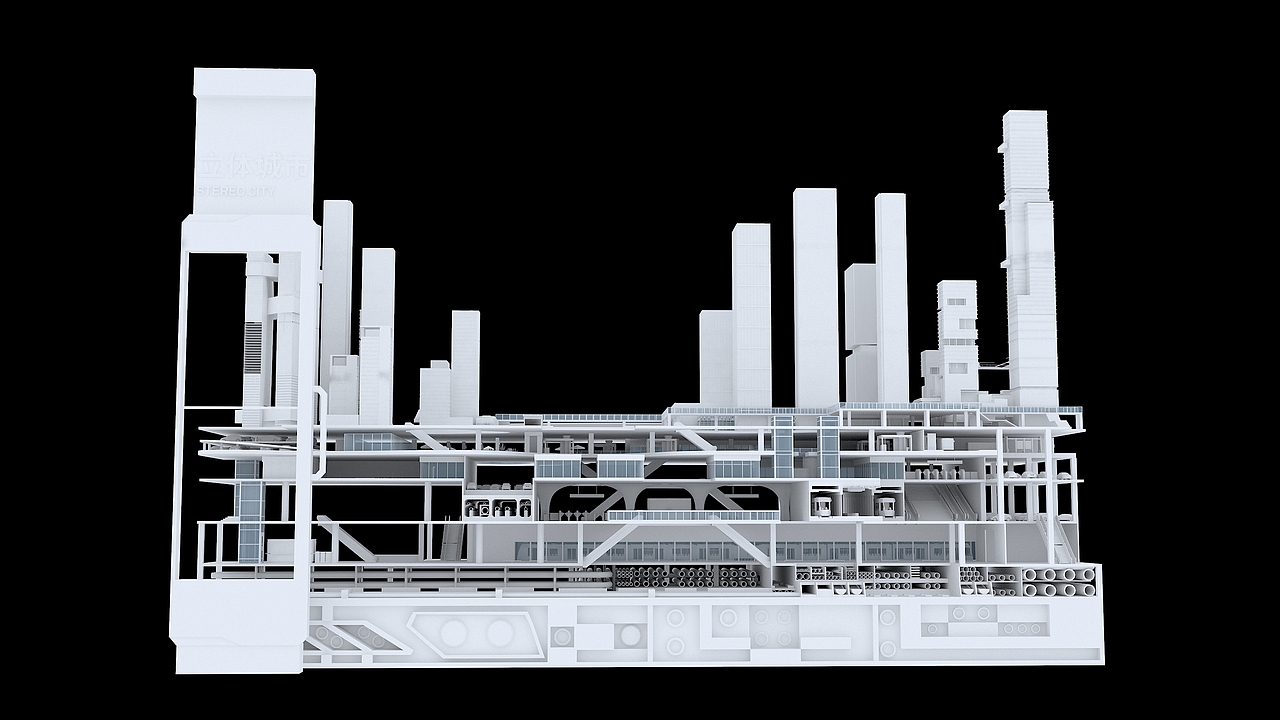 一个失败的立体城市沙盘模型，可失败的原因不在我！（图ZMjQ2MzM1MDAw） - 其他三维 - 站酷设计师怪人3D原创素材 - 站酷ZCOOL