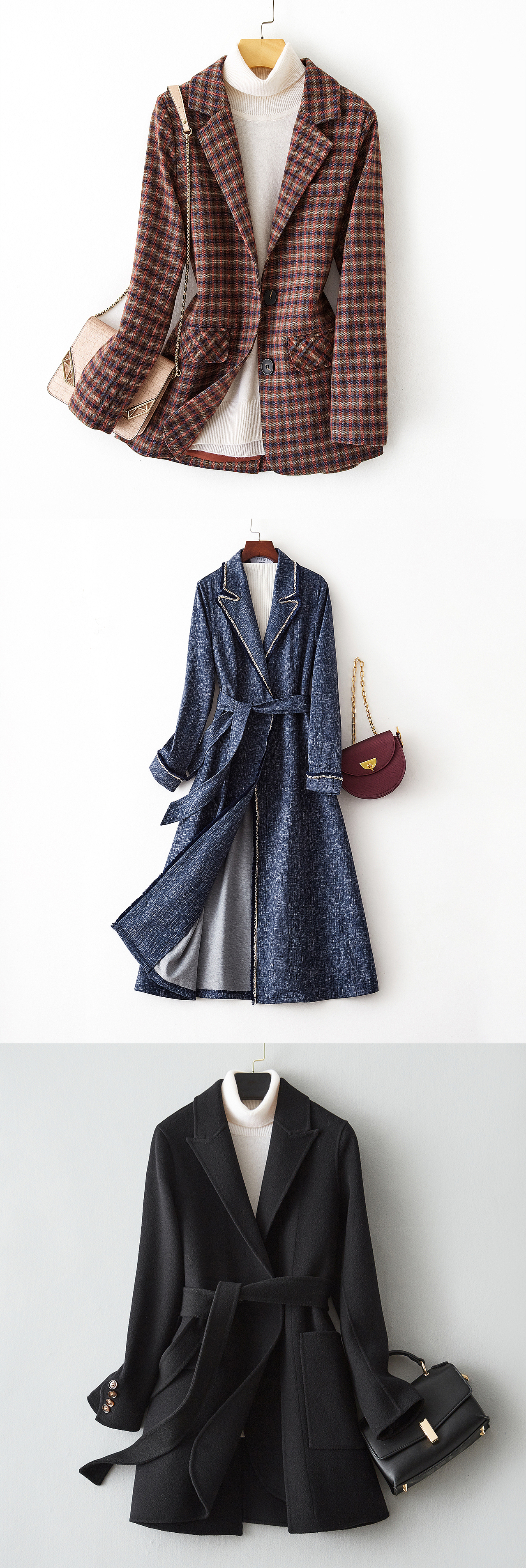 女装平铺挂拍精拍拍摄 风衣大衣连衣裙西装 淘宝唯品会（图ZMjM0OTc1MzIw） - 产品摄影 - 站酷设计师凤凰摄FHS原创素材 - 站酷ZCOOL