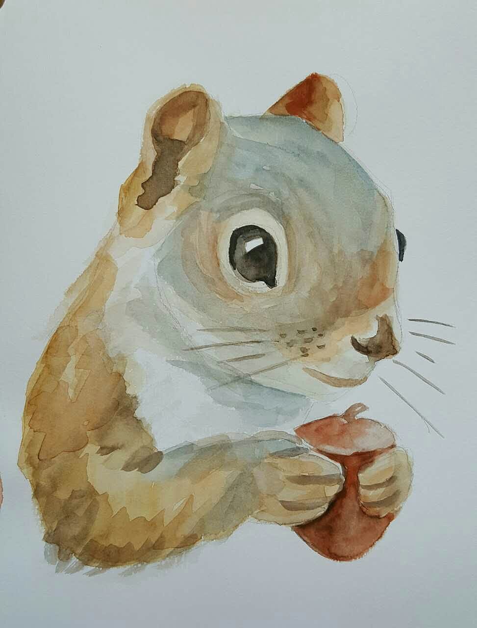 临摹几副小水彩（图ZNTA5Mzk2NzI=） - 创作习作 - 站酷设计师萌萌细雨原创素材 - 站酷ZCOOL