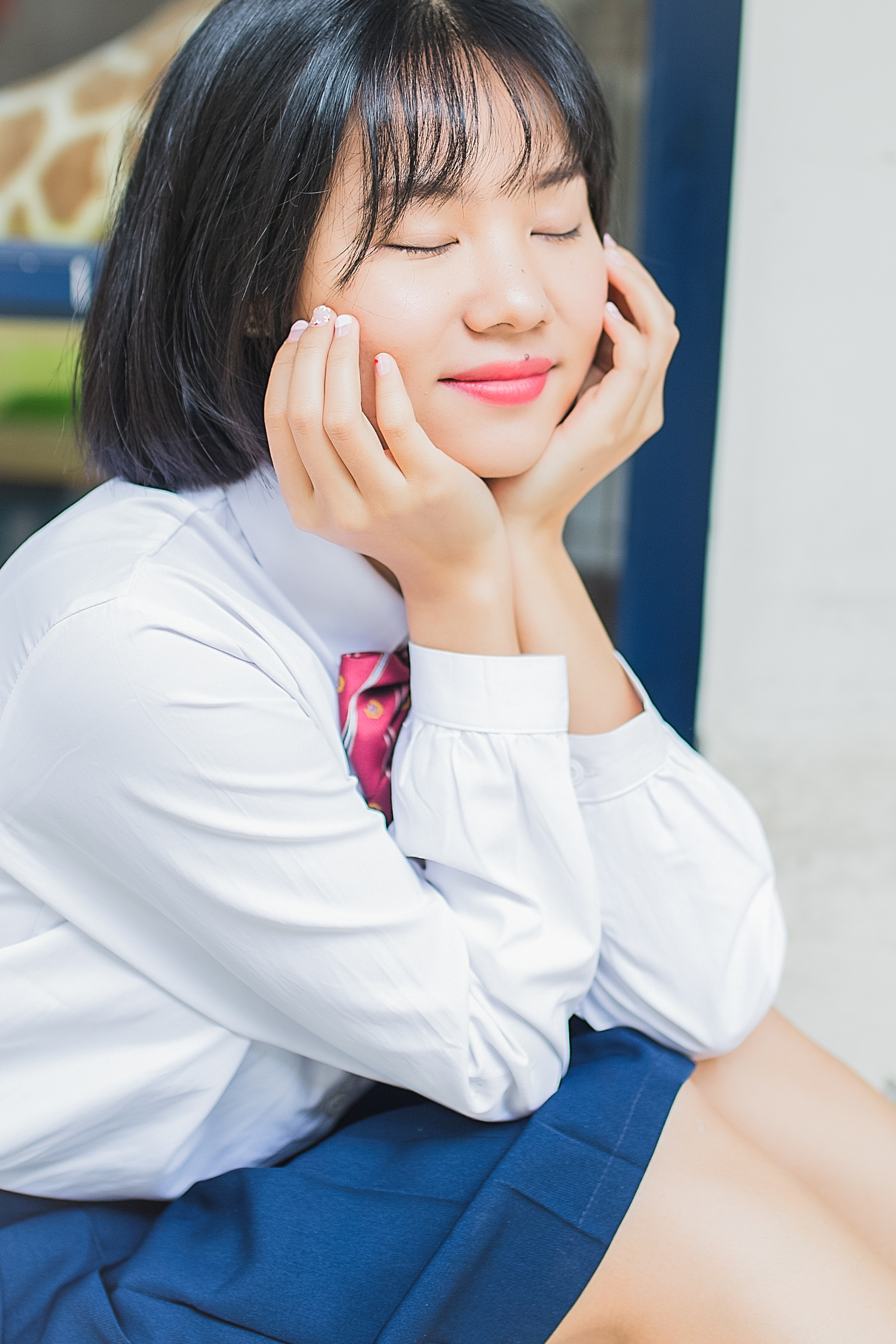 学生jk制服|摄影|人像|m_十三先生 - 原创作品 - 站酷 (zcool)