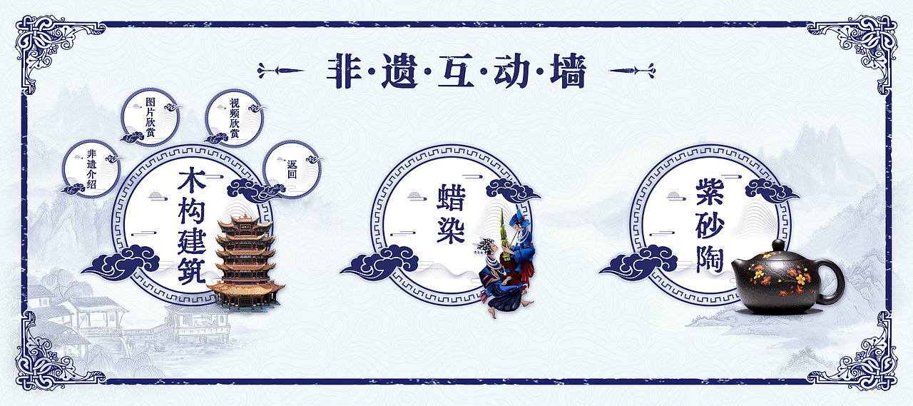 非遗互动墙（图ZMjg3MzU1NTg0） - 其他UI - 站酷设计师毛不正原创素材 - 站酷ZCOOL