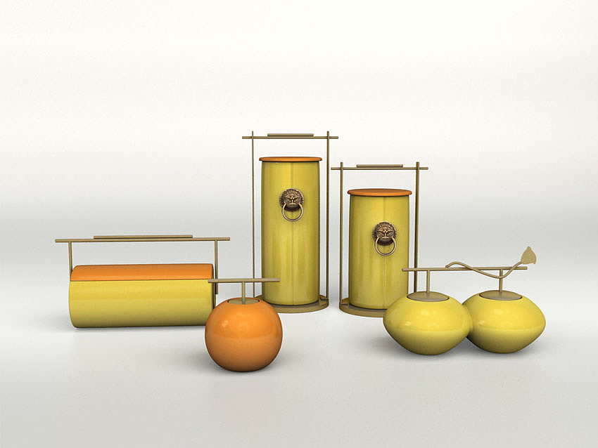 新中式摆件（图ZMjYzMDQxMjA=） - 生活用品 - 站酷设计师Lyris666原创素材 - 站酷ZCOOL