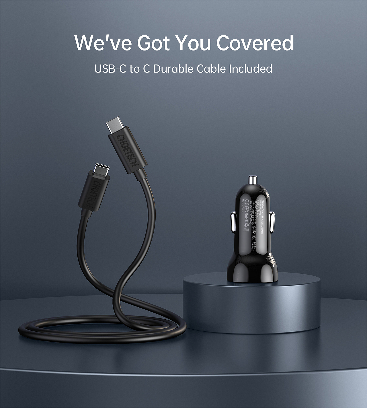 双C口 超级快充-车充（图ZMjQyNDkyMTYw） - 品牌 - 站酷设计师Choetech原创素材 - 站酷ZCOOL