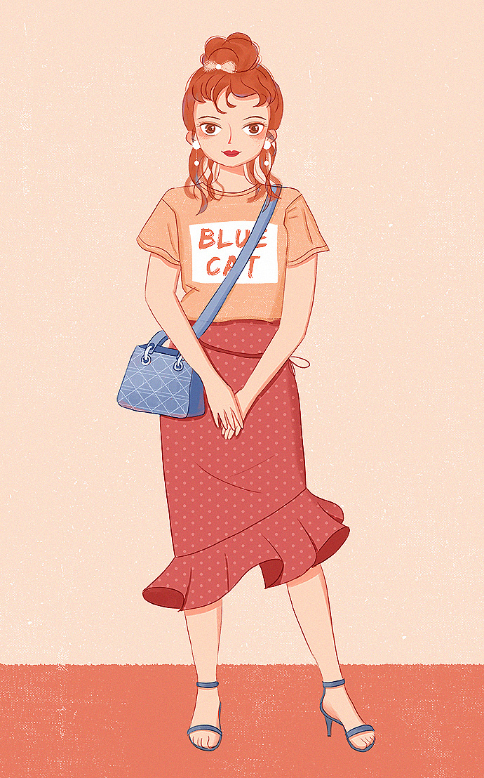 漂亮的小姐姐们|插画|商业插画|布鲁猫blue_原创作品-站酷zcool