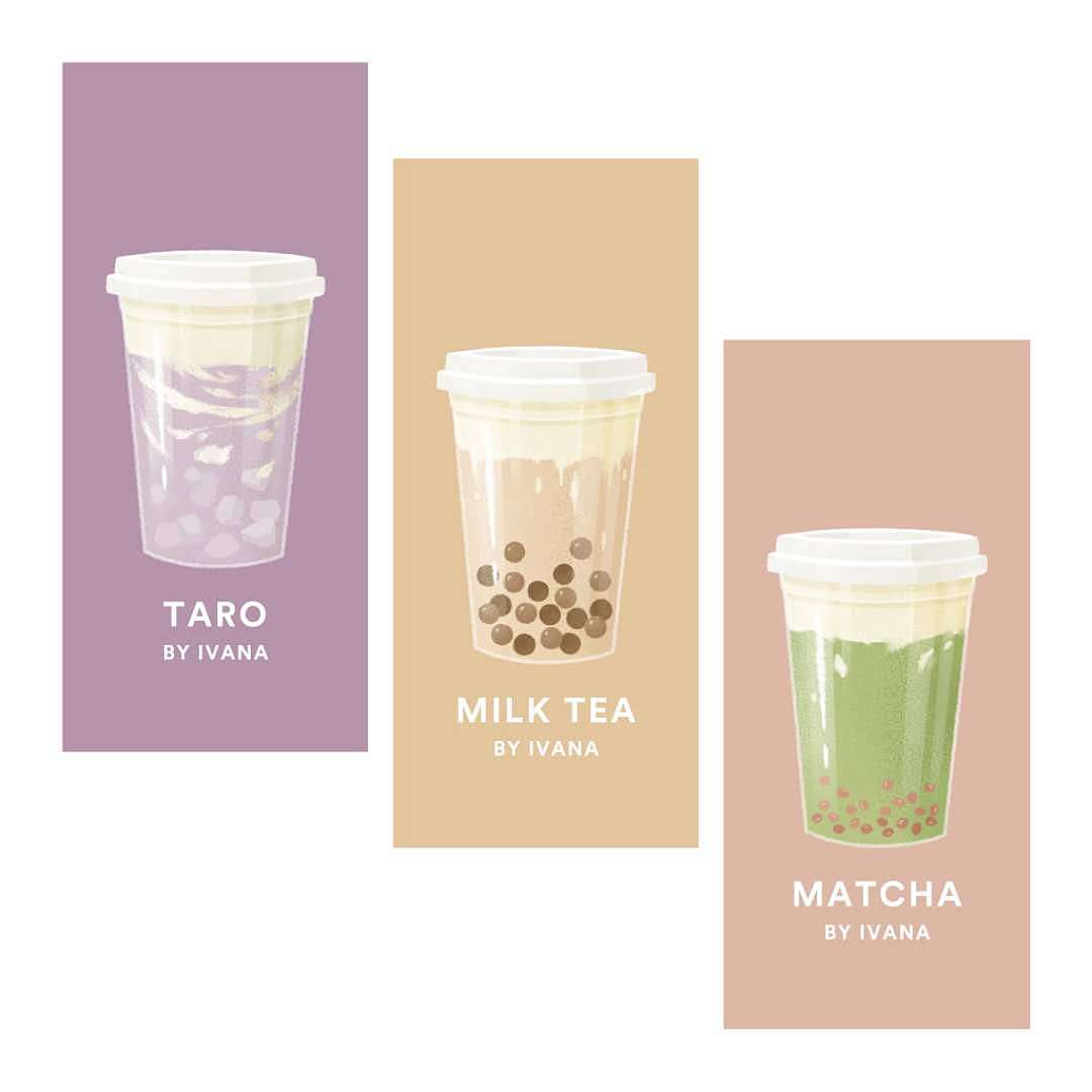 奶盖就如同优雅的莫兰迪色调