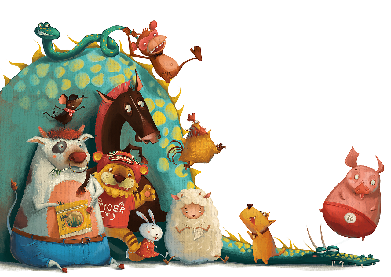 过往的作品（图ZMjI1OTAyOTA4） - 商业插画 - 站酷设计师程小新原创素材 - 站酷ZCOOL