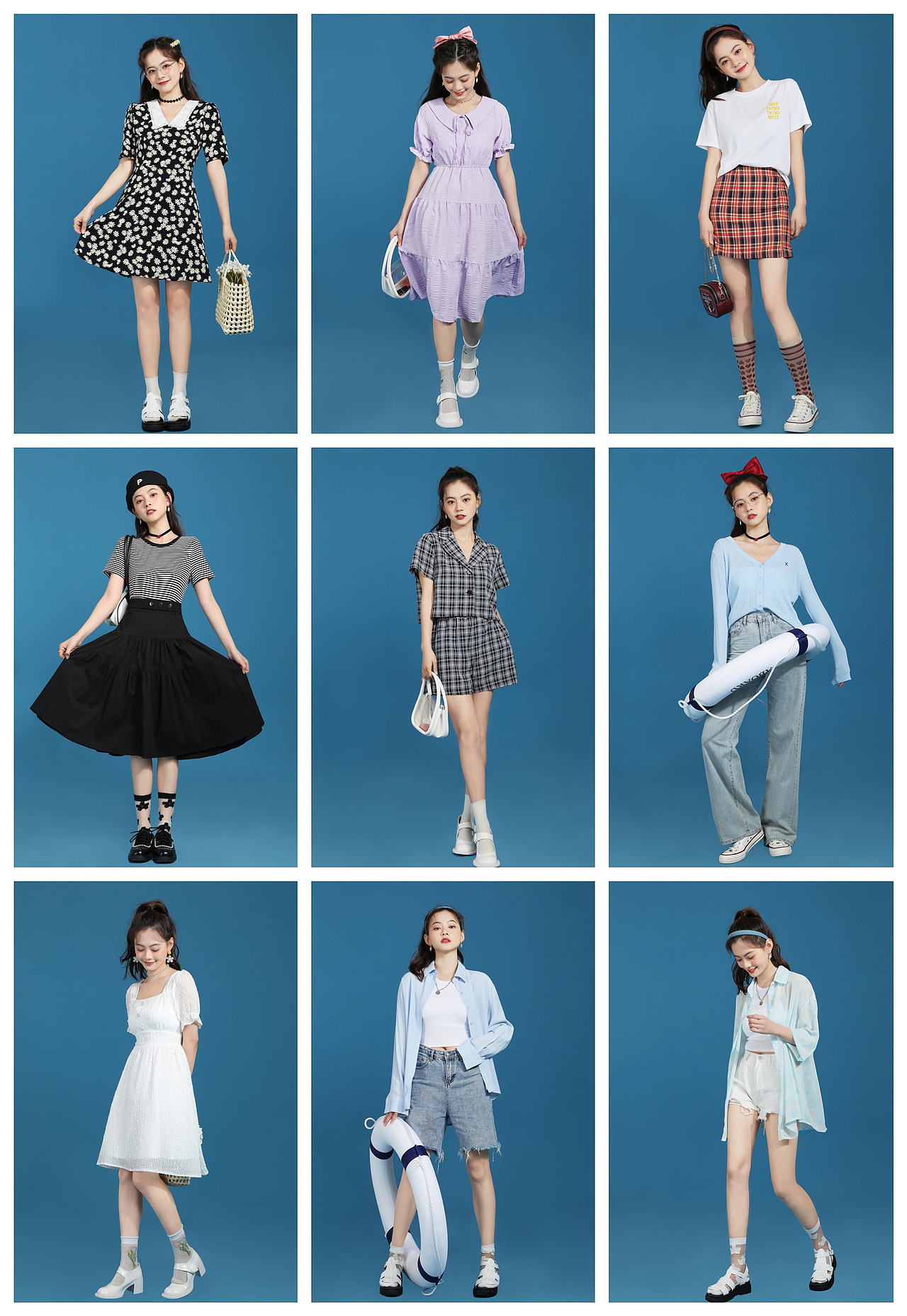 乐町太平鸟可爱少女风服饰摄影