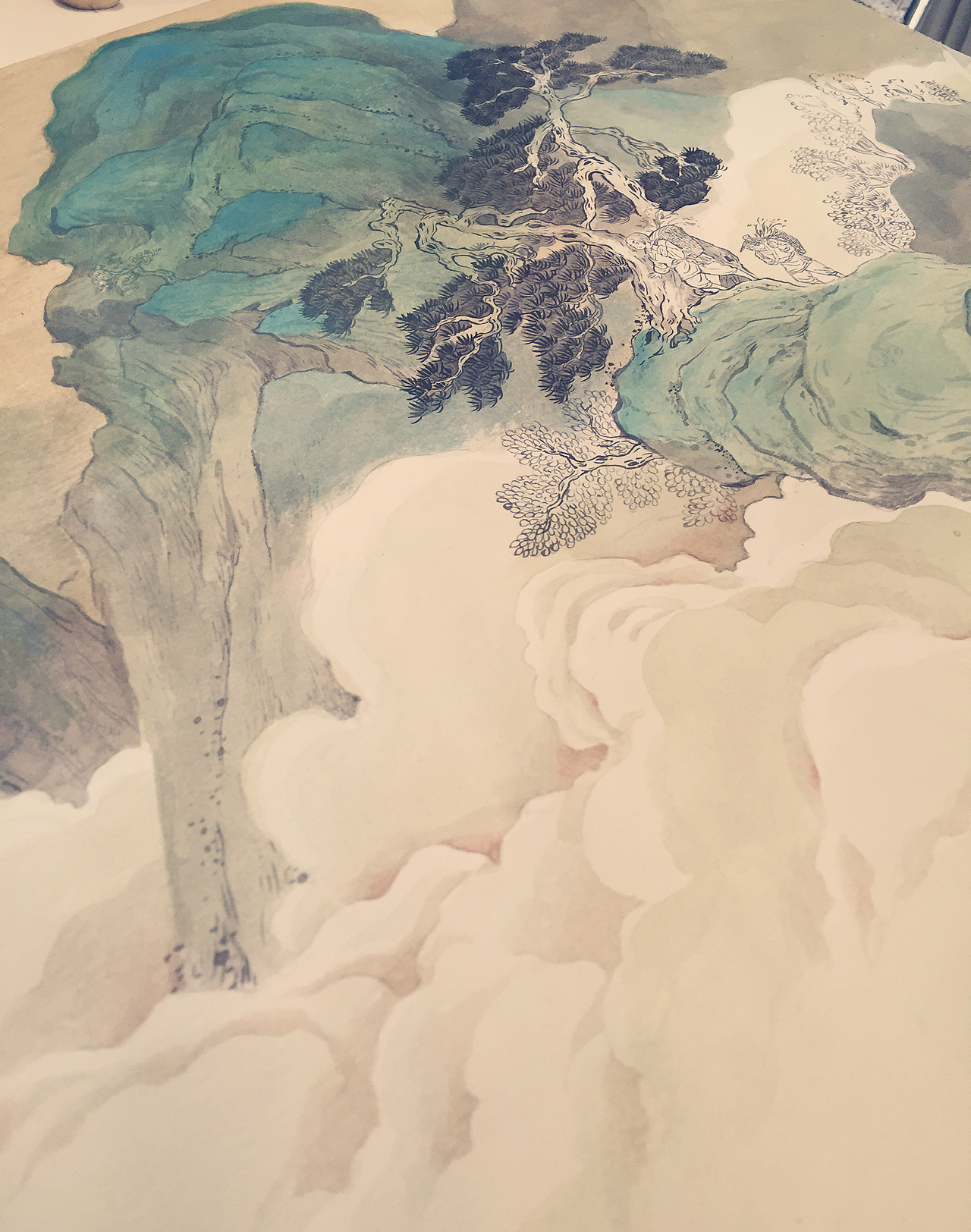 集古斋－回忆 水彩过程（图ZNDIyMzUxMDg=） - 商业插画 - 站酷设计师正牌梦游兔原创素材 - 站酷ZCOOL