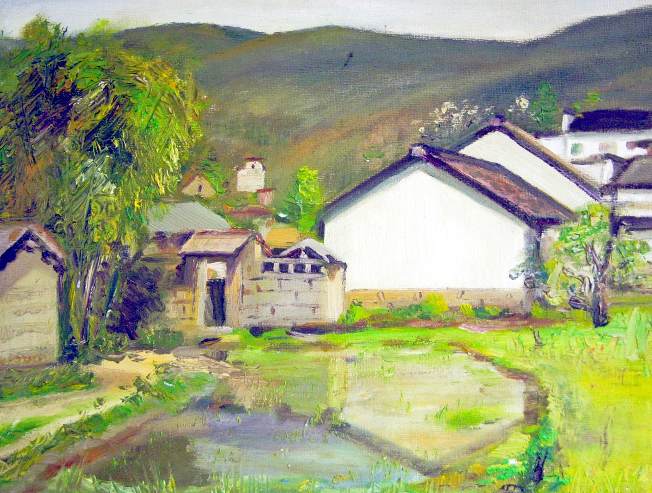 风景写生 油画练习|纯艺术|绘画|rickcarterchy_原创作品-站酷zcool