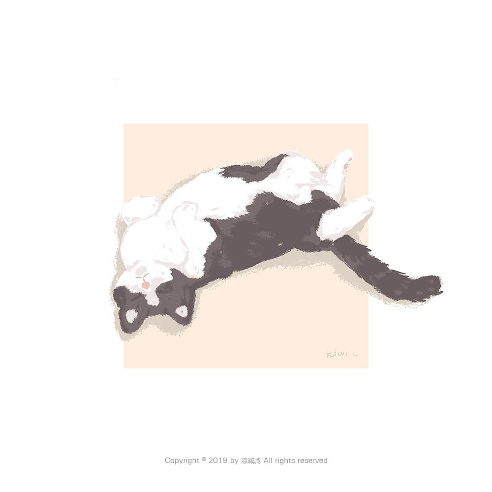 mocha睡姿集合1（图ZMTU1OTIzMDk2） - 创作习作 - 站酷设计师凉减减原创素材 - 站酷ZCOOL