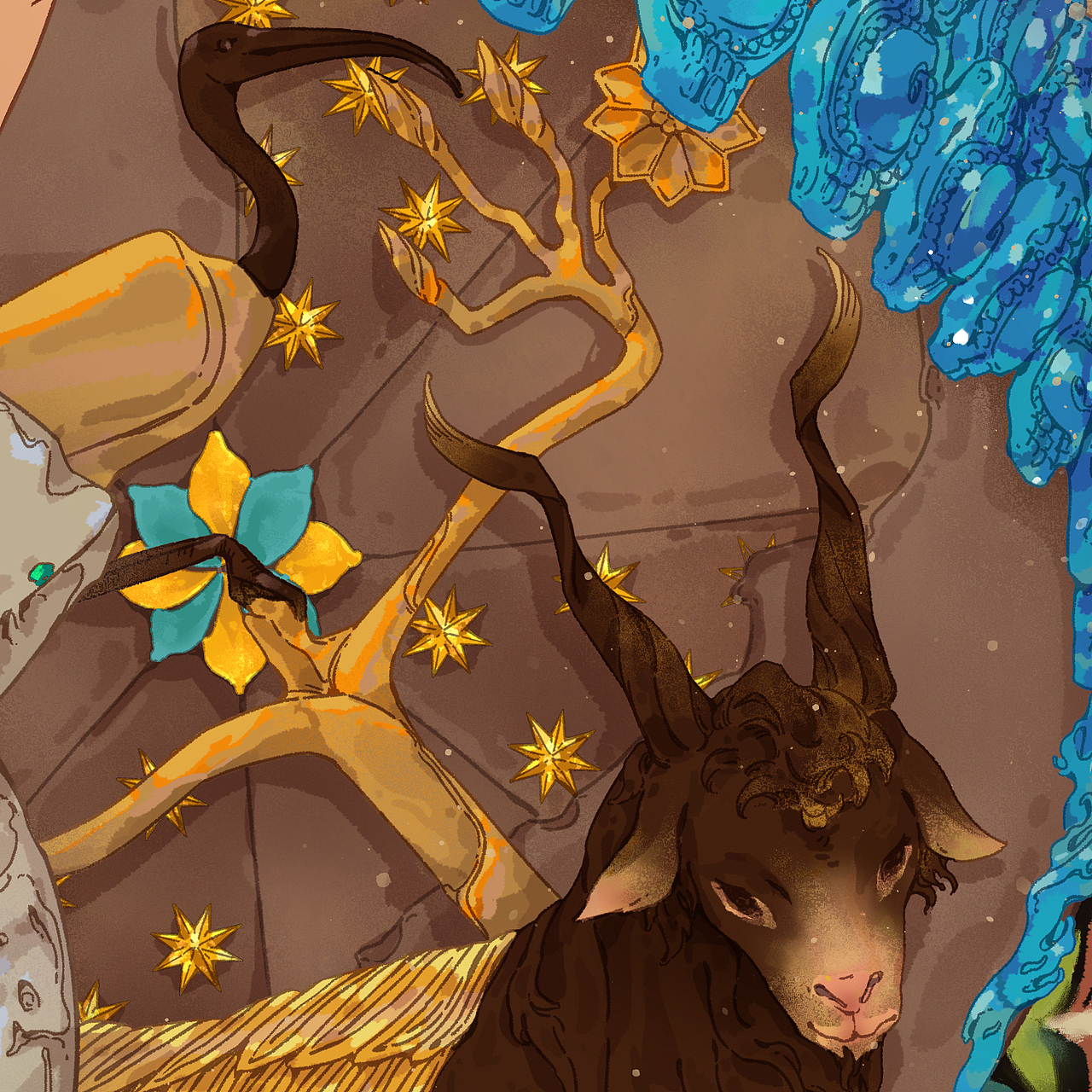 博物馆奇妙物—女神伊斯塔插画