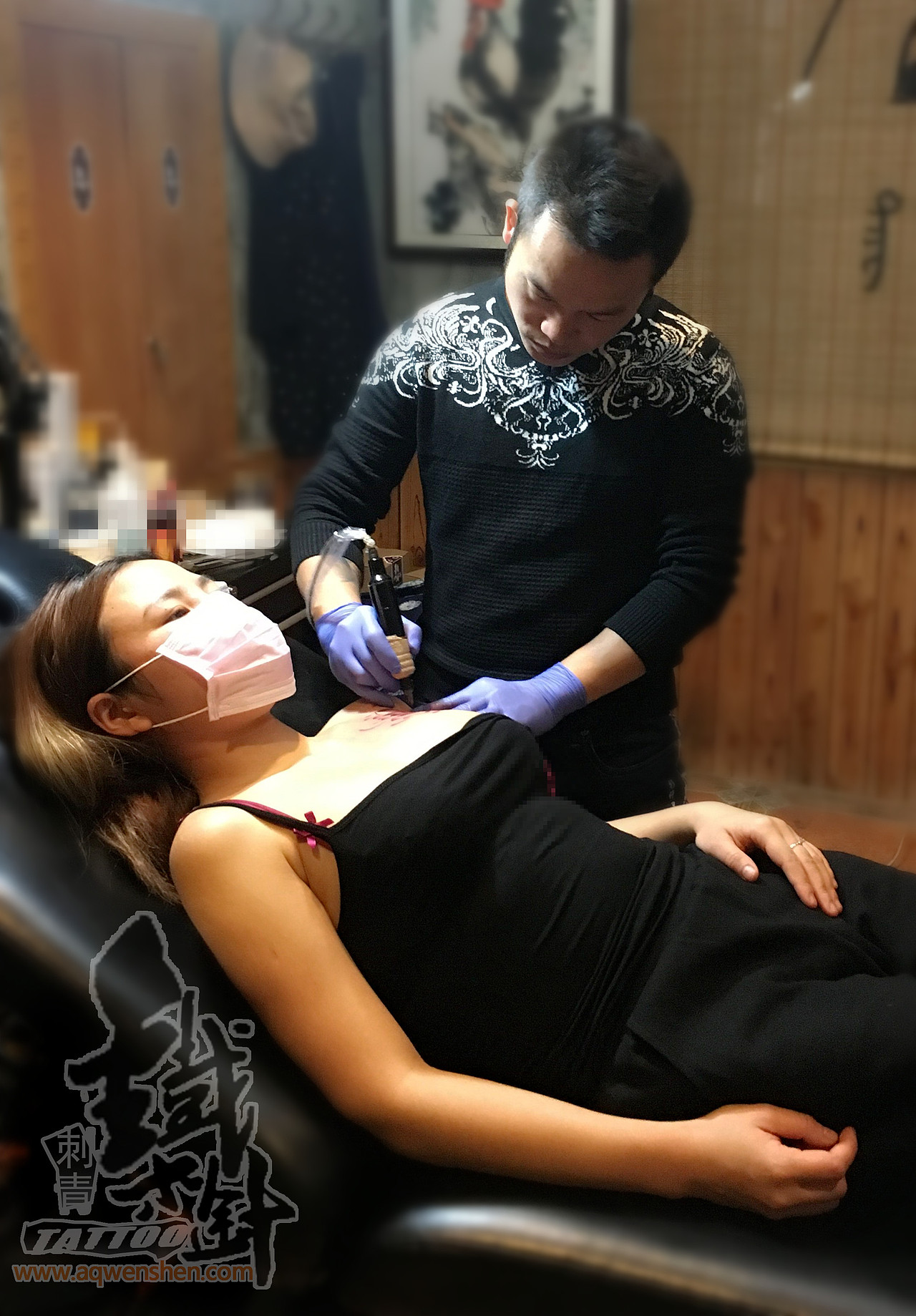 莲花纹身女生流行纹身图案