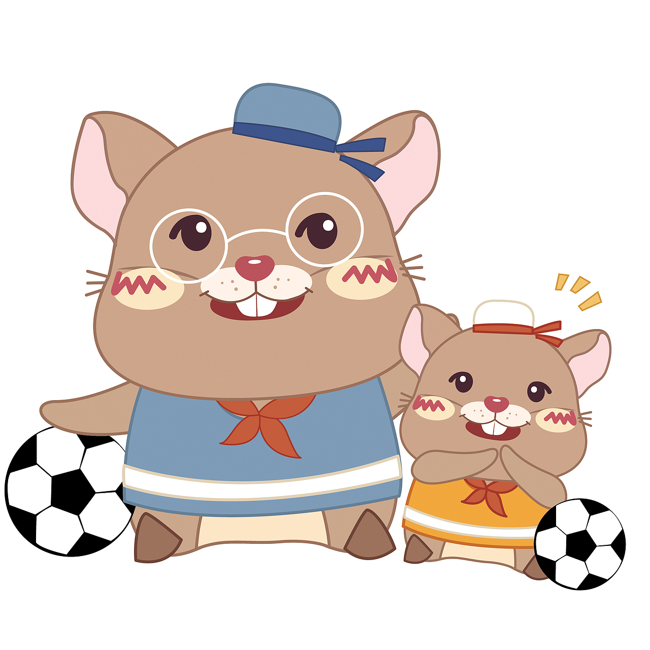 原创手绘卡通ip 小动物（图ZMjU3NzY3MTEy） - 商业插画 - 站酷设计师Kaolawoo原创素材 - 站酷ZCOOL