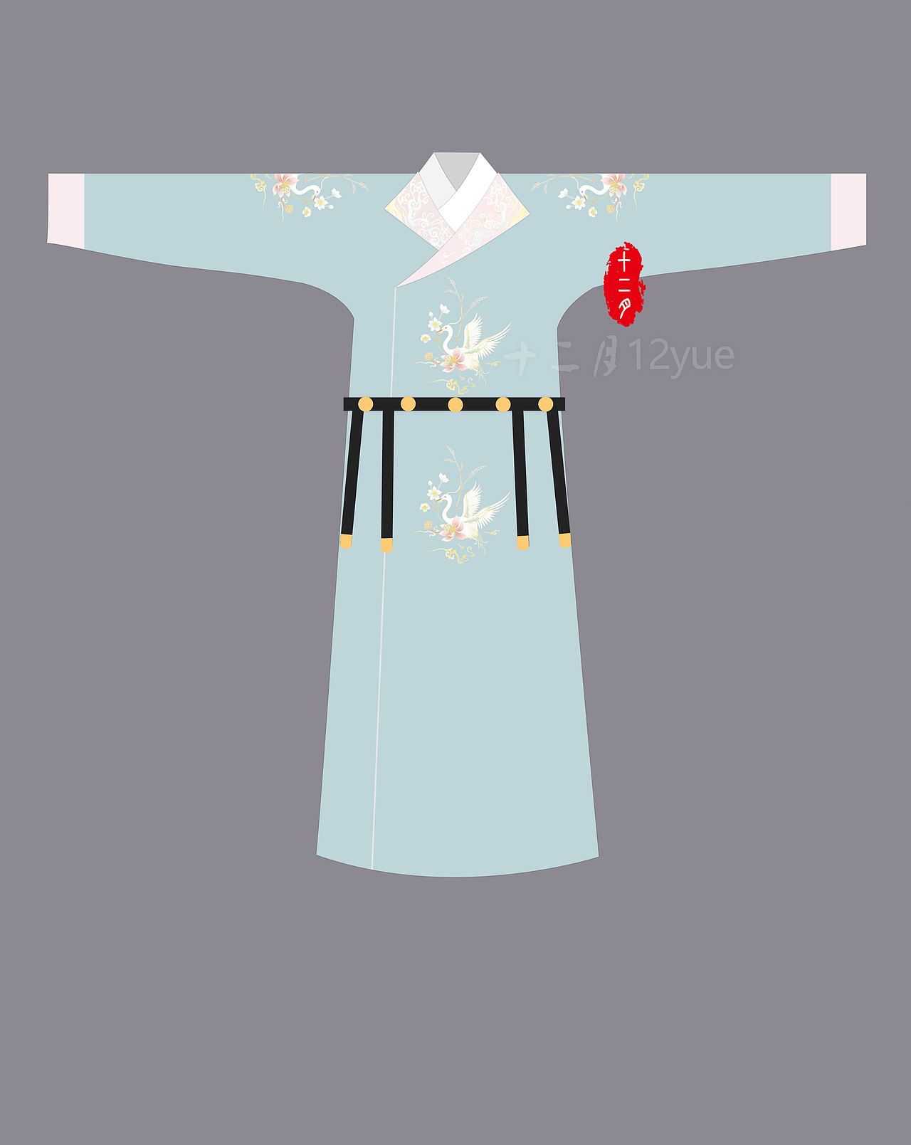 汉服设计/木梨枝《染晨烟》（图ZMTU0ODgwODAw） - 传统/民族服饰 - 站酷设计师木梨枝原创素材 - 站酷ZCOOL