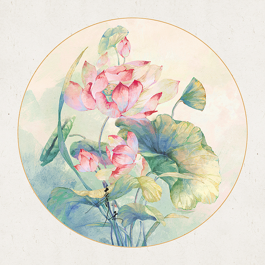 荷花集（图ZMzAxMTQ0NDI4） - 艺术插画 - 站酷设计师轻快的小船原创素材 - 站酷ZCOOL