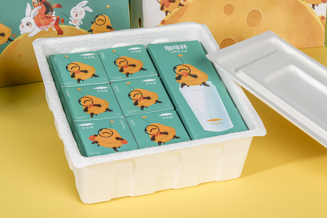 中农网中秋插画包装（图ZMzI5NDgxNDQ0） - 商业插画 - 站酷设计师星海SingHighart原创素材 - 站酷ZCOOL
