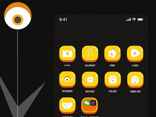 大眼仔主题图标