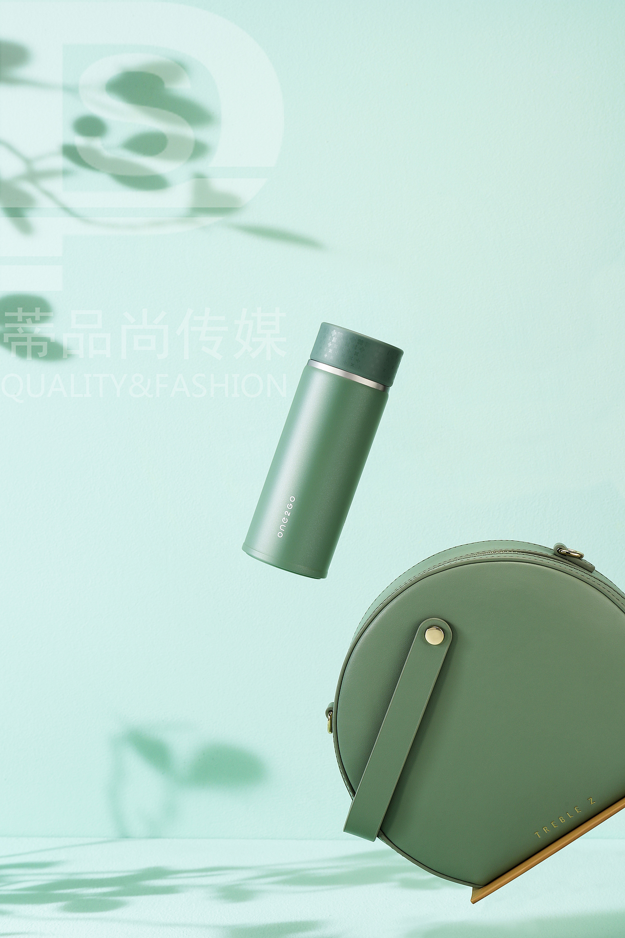 杯壶：轻122g（绿/小巧）保温杯-照片/详情页（图ZMTY4MzM3NzI0） - 产品摄影 - 站酷设计师蒂品尚商业摄影原创素材 - 站酷ZCOOL