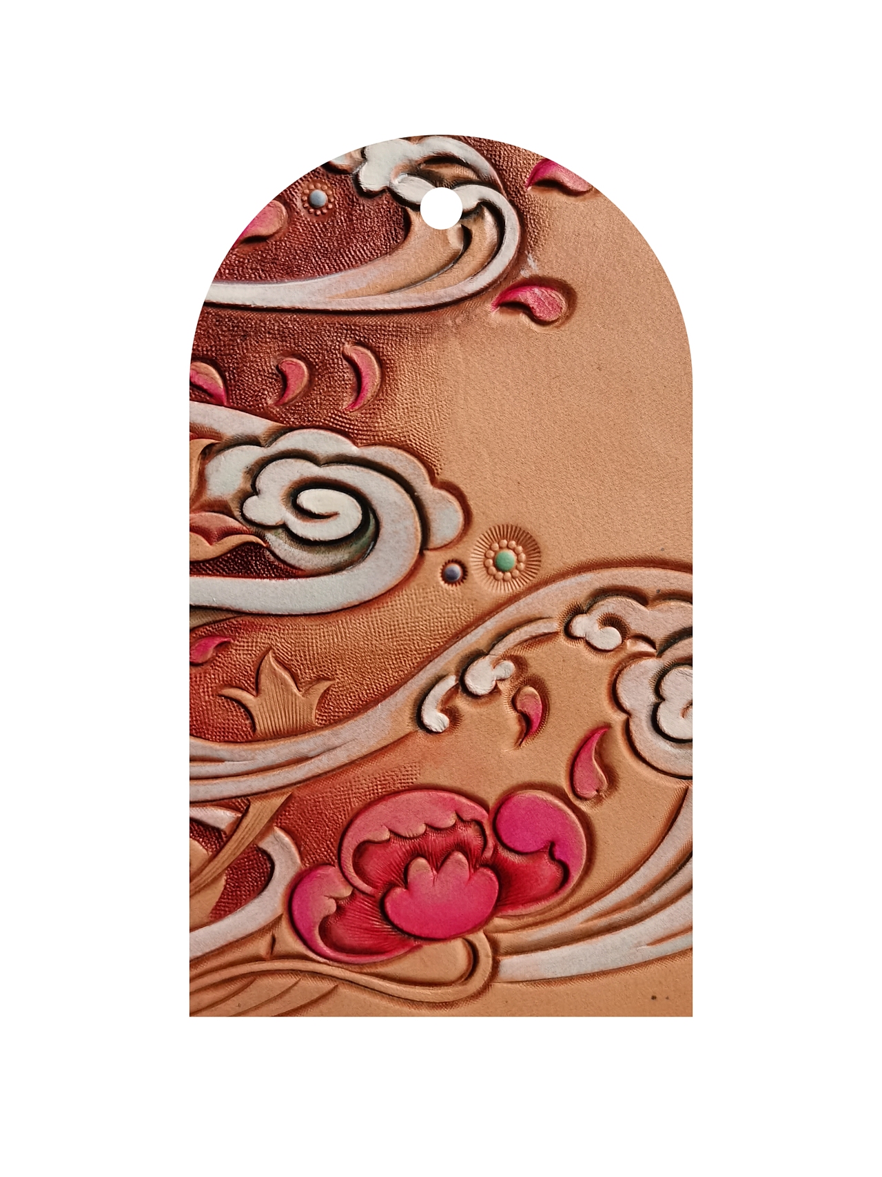 皮雕画《锦途》