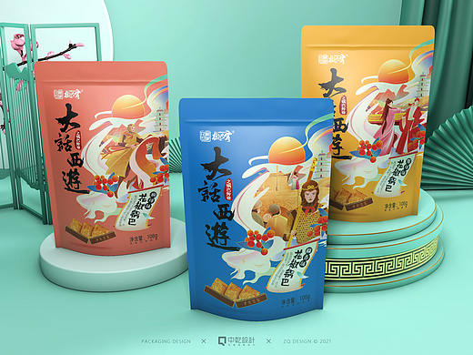 【食品包装】原创/手绘-花椒世家×大话西游锅巴包装