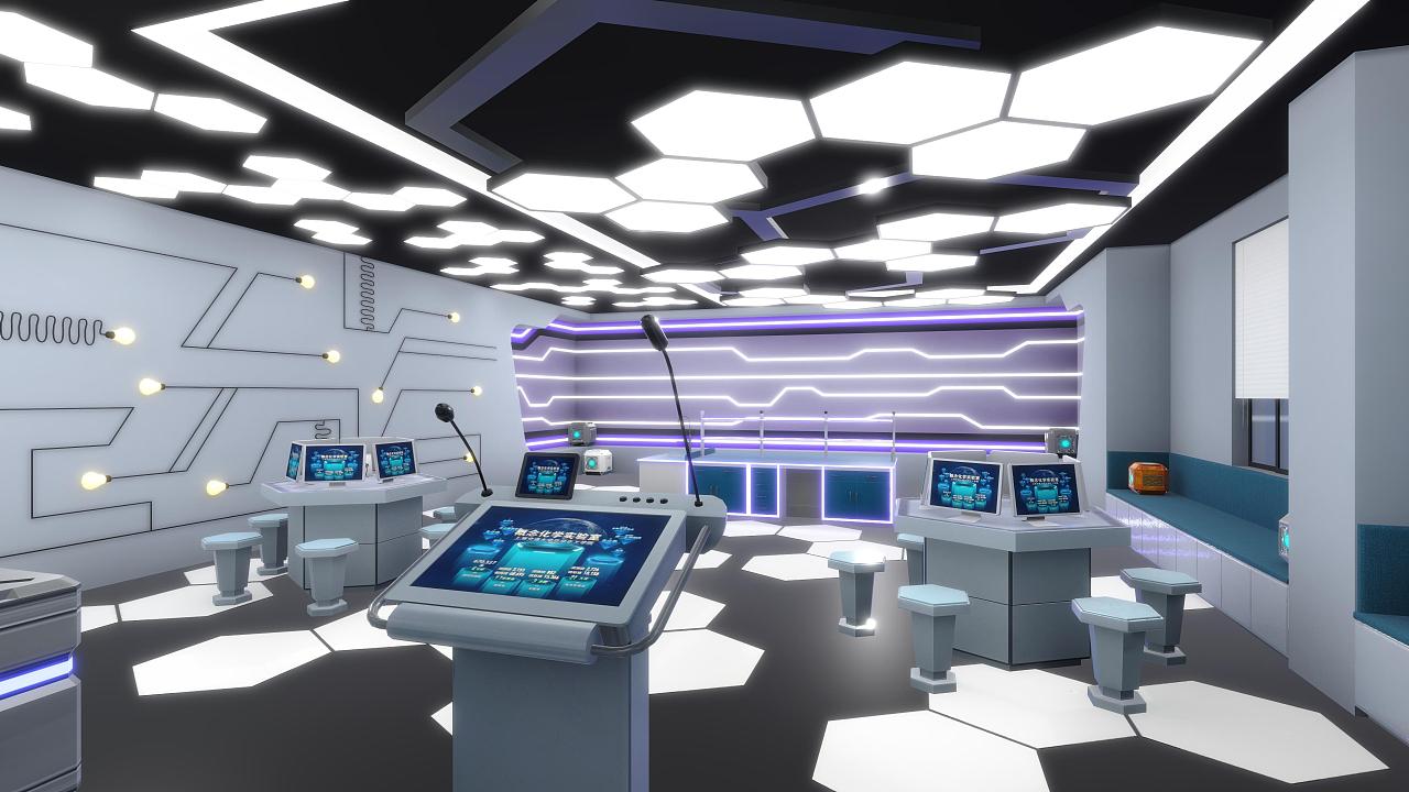 unity丨三个实验室场景