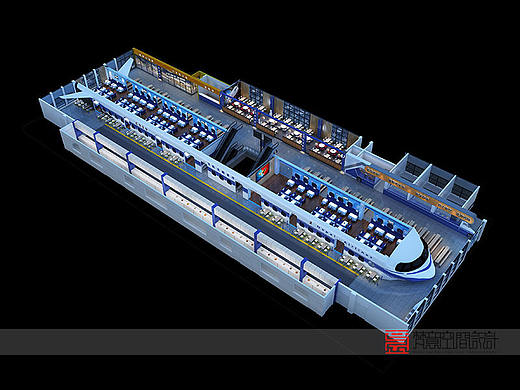 郑州主题餐厅装修设计-航空主题餐厅设计案例-梵意设计