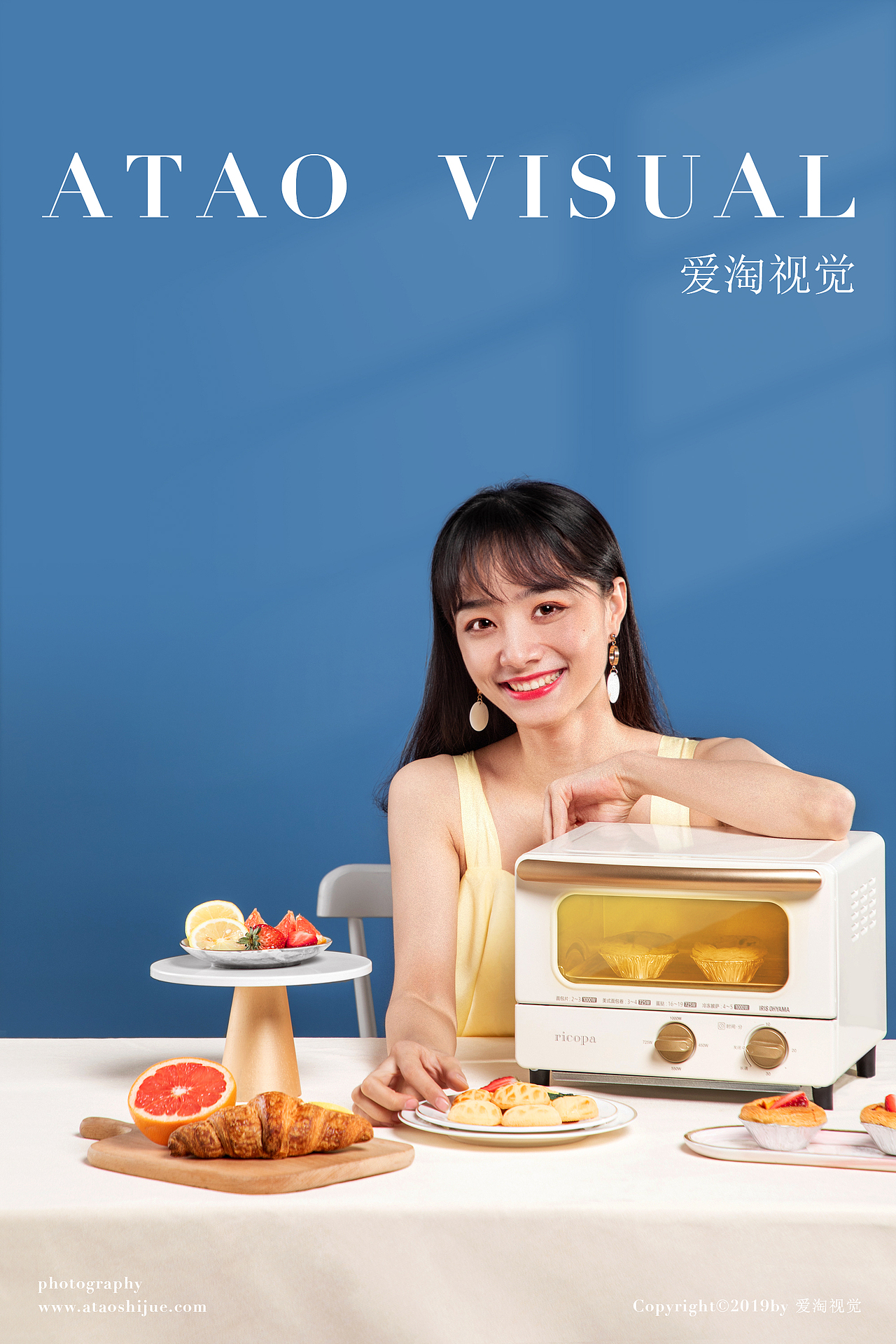 烤箱 烤箱模特拍摄 家居小电器 | 凡仟文化（图ZMjAzMzc4OTI0） - 产品摄影 - 站酷设计师凡仟文化原创素材 - 站酷ZCOOL