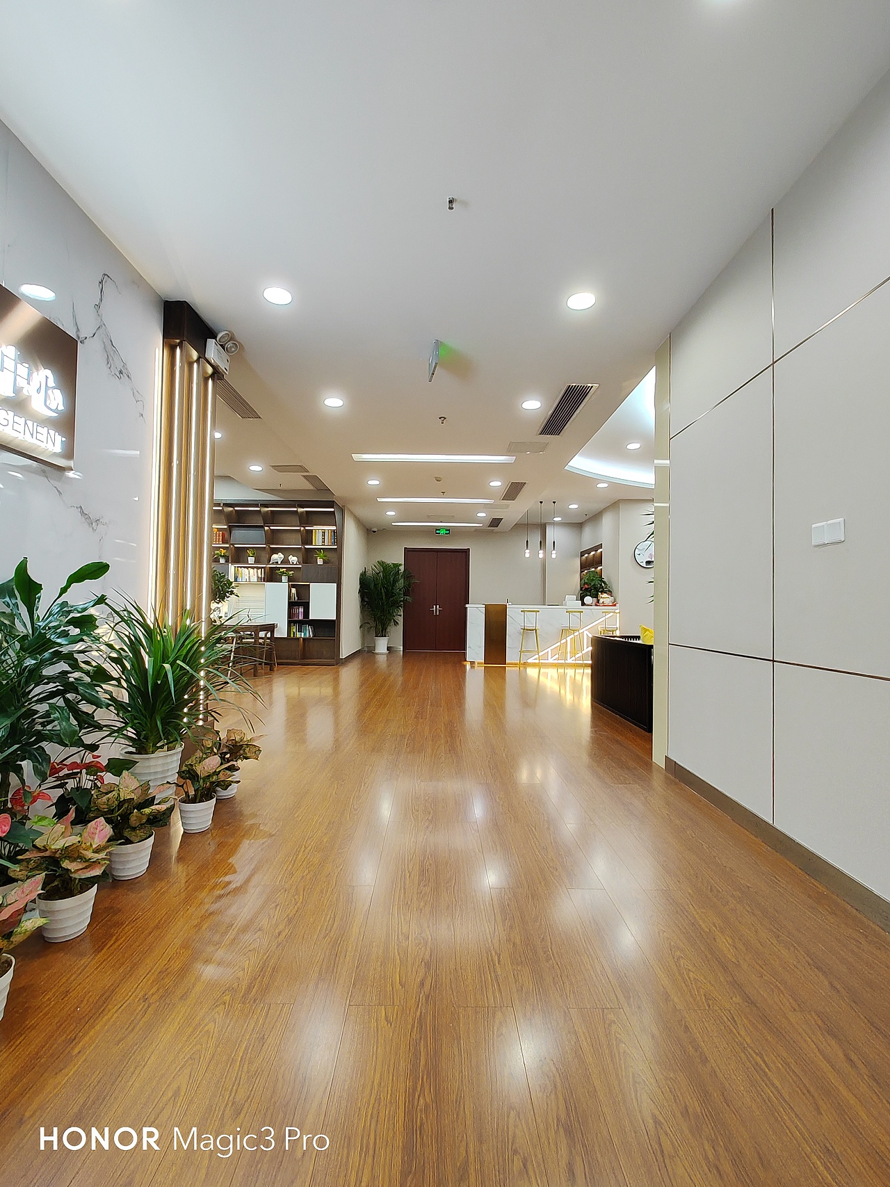 中国银行永清街支行vip楼层设计实景和效果图