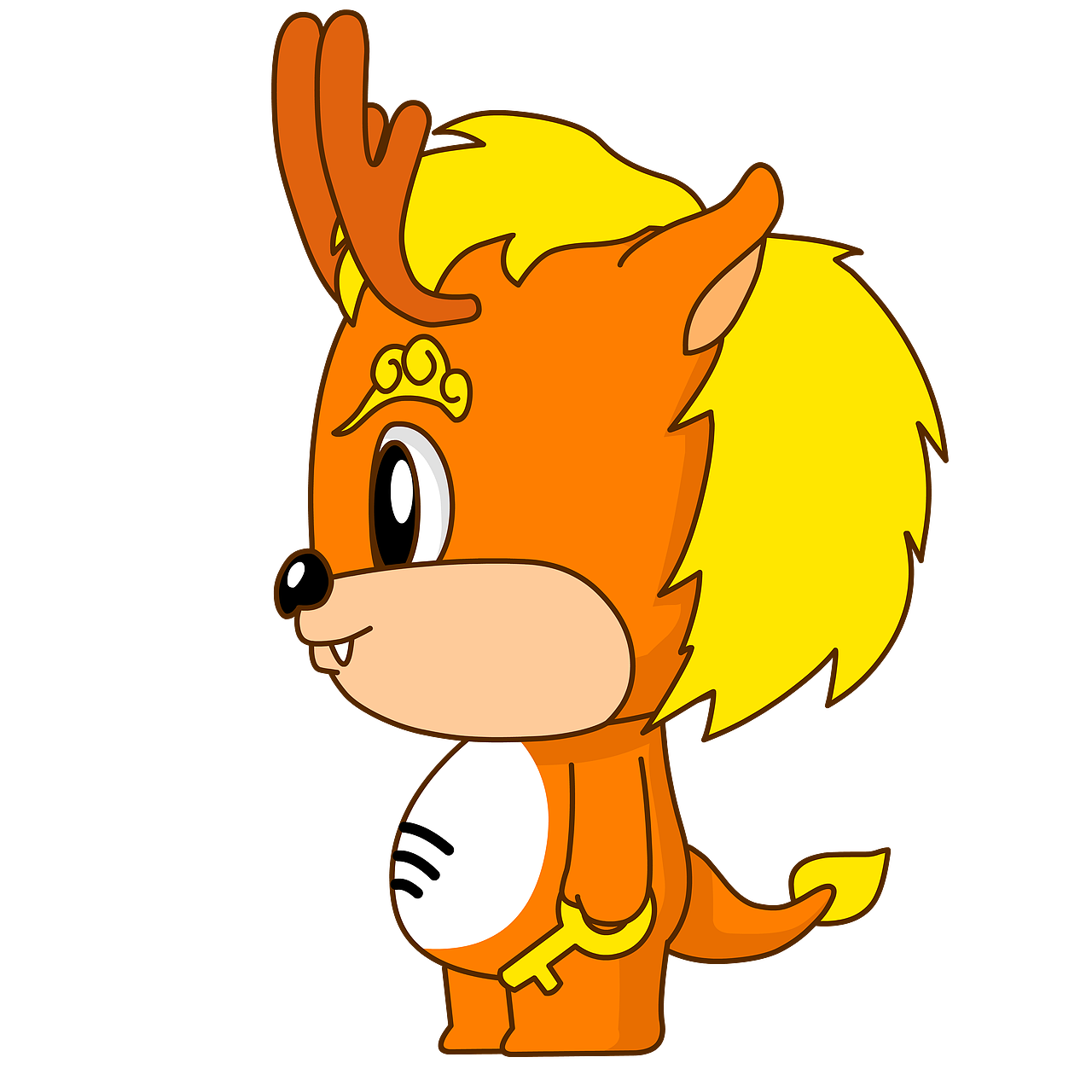 wifi万能钥匙吉祥物麒麟安洛可