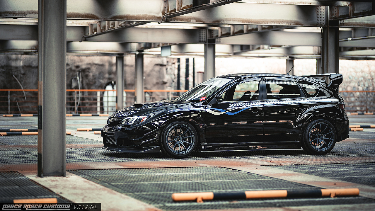 汽车摄影:斯巴鲁 十代翼豹 sti