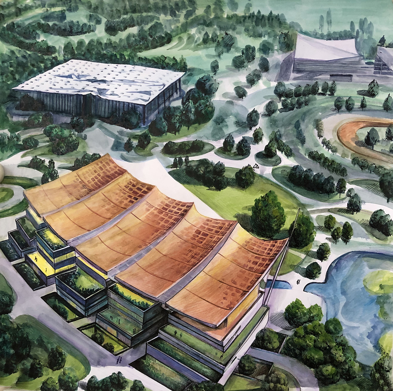 画笔下的北京通州 冯海霞作品|纯艺术|绘画|书画经纪人 - 原创作品