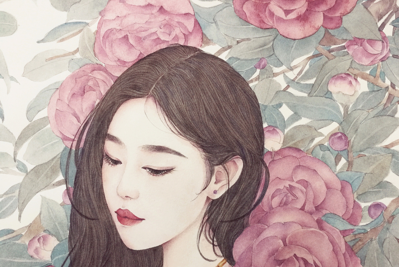 送你一朵山茶花