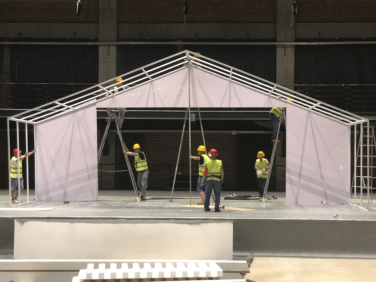 福北京佳白啤酒-云柔漫境舞美设计搭建av灯光布置|空间|舞台美术|北京