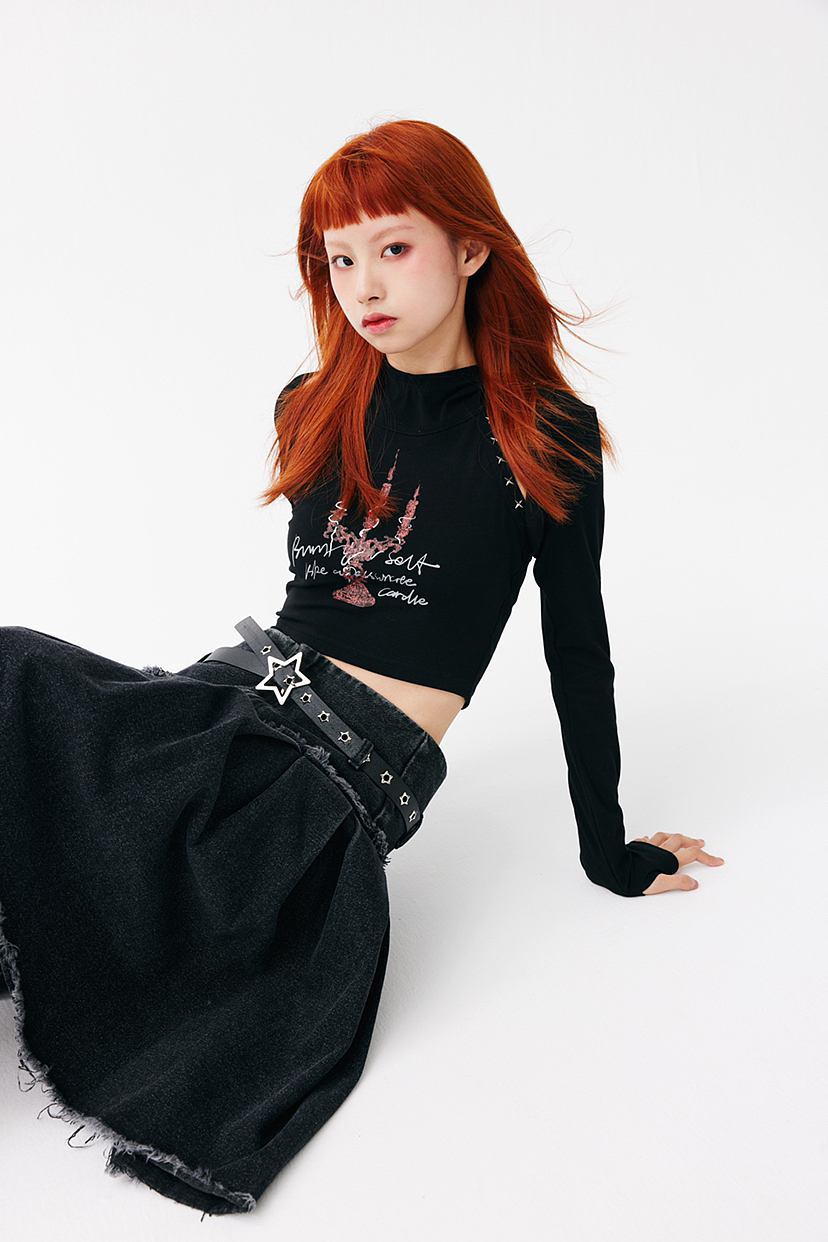 模特欢子|红发摇滚少女