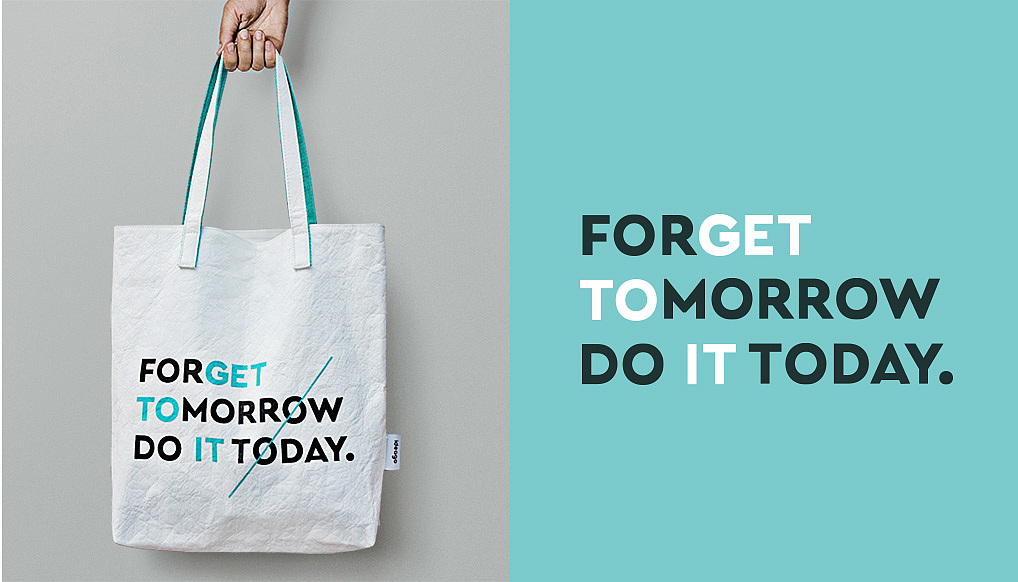 ideago 假日系列---水洗杜邦纸拎包