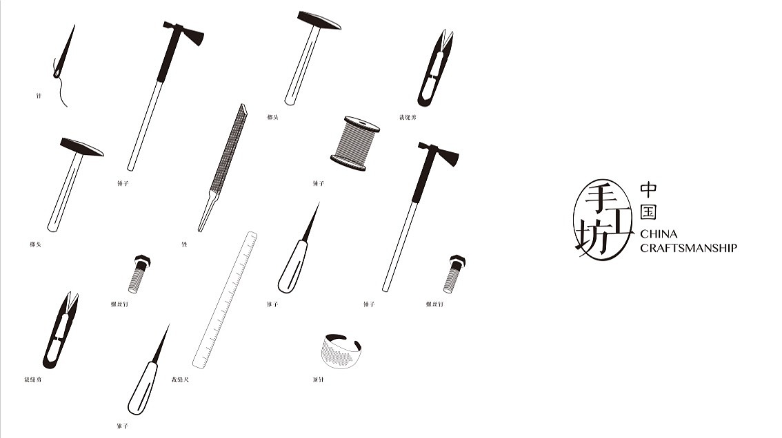 【比如】中国手工坊标志视觉（图ZNjQzODA2NzI=） - Logo - 站酷设计师brjobs原创素材 - 站酷ZCOOL