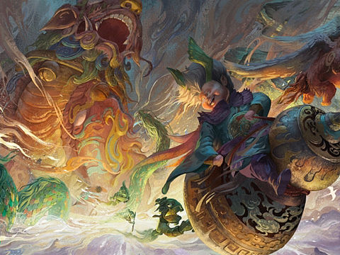 东方幻想主题插画创作
