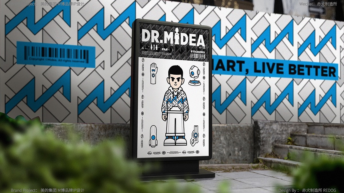 美的集团品牌IP体系-M博DR.MIDEA(图ZMjc0NDcyNDAw) - 品牌 - 站酷设计师赤犬制造所REDOG原创素材 - 站酷ZCOOL