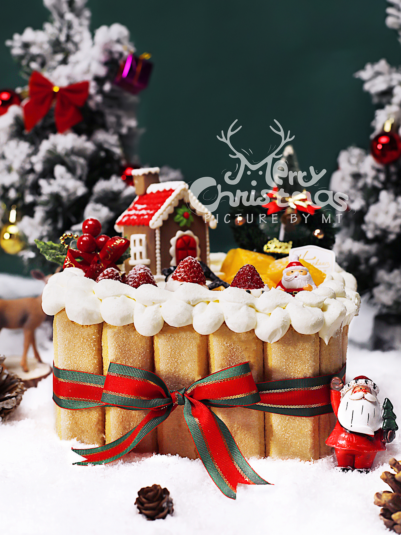 拍摄-圣诞专款蛋糕（图ZMjM0OTkyMjk2） - 修图/后期 - 站酷设计师毛xiao毛原创素材 - 站酷ZCOOL