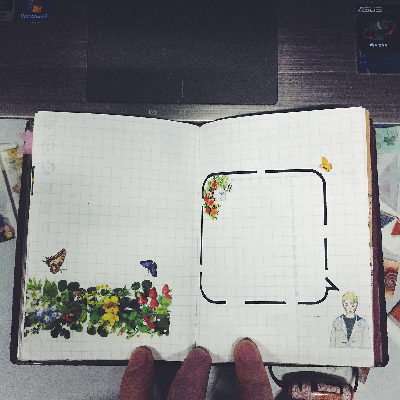 手账；排版；胶带（图ZNDUzODY0MjQ=） - 书籍/画册 - 站酷设计师陈陈_C原创素材 - 站酷ZCOOL