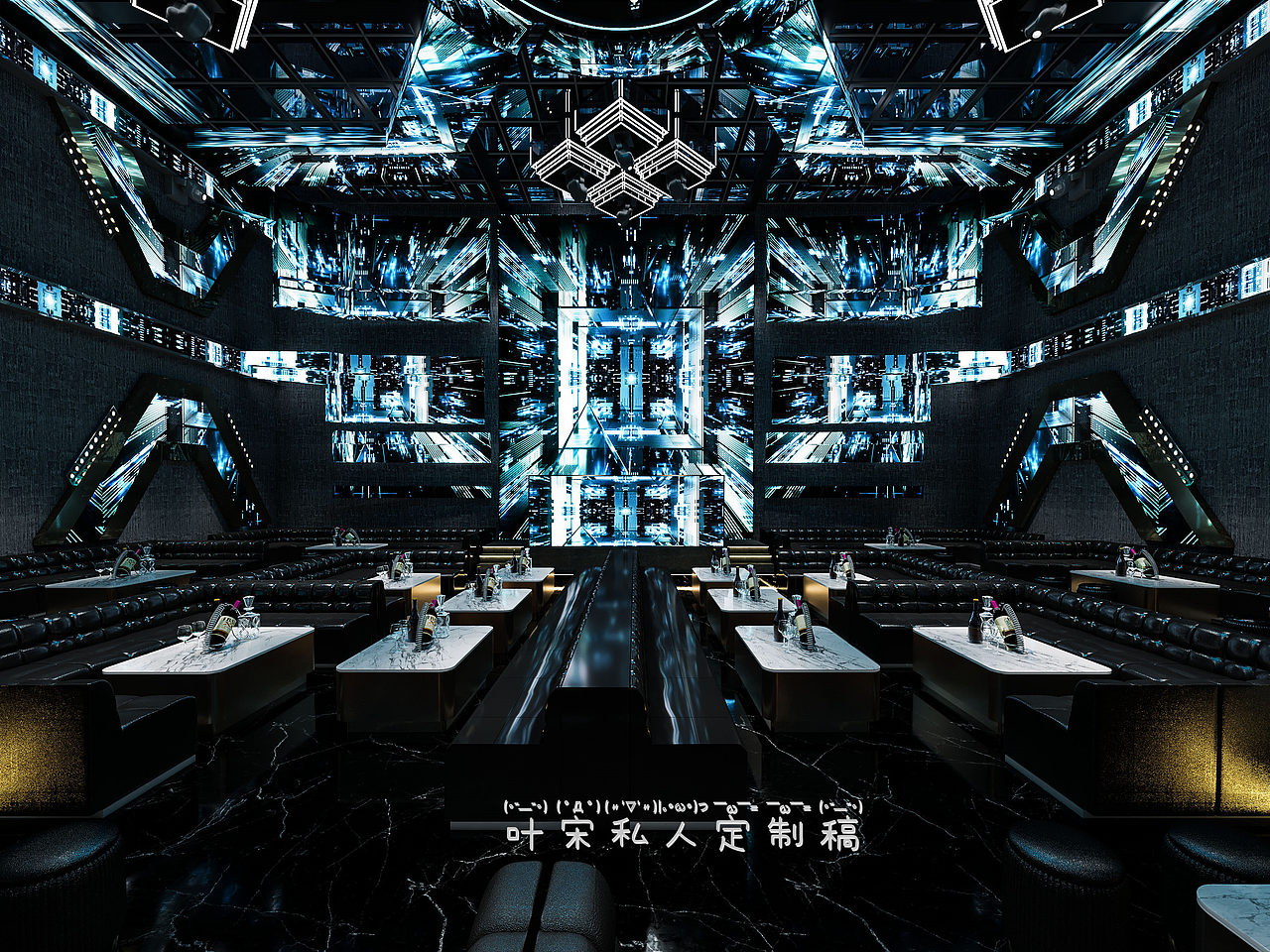 酒吧设计案例丨灯光溅欲迷人眼