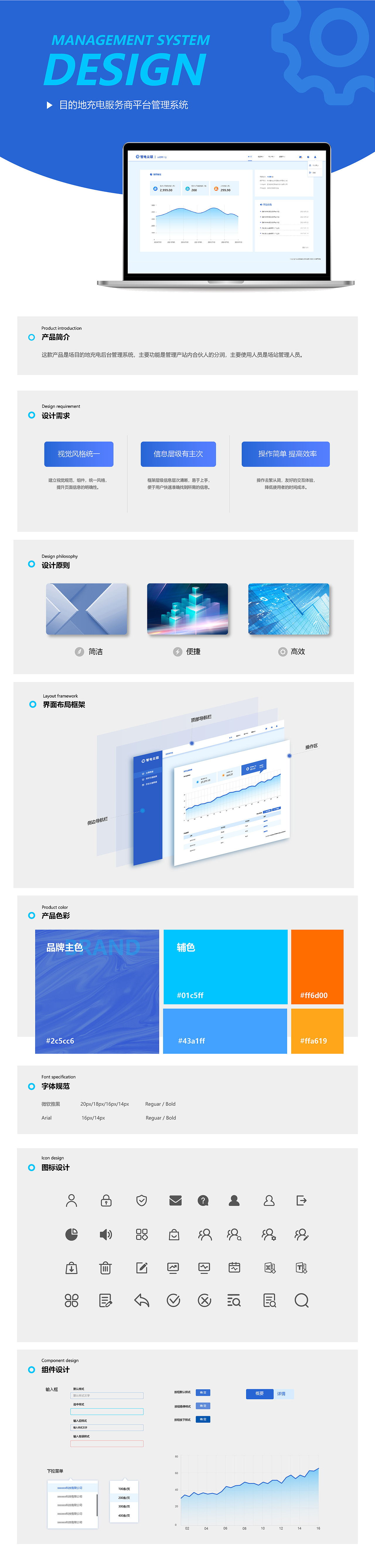 充电管理系统后台界面设计