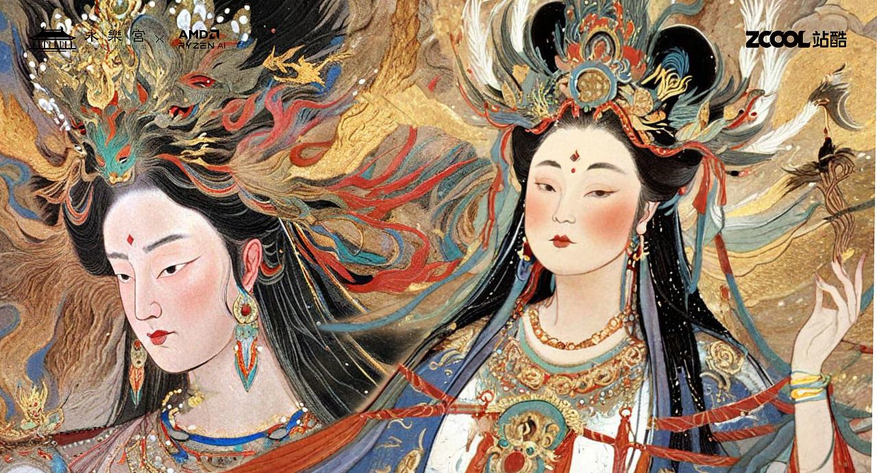 穿越千年（图ZMzU3MzQ2MzMy） - AI作品 - 站酷设计师司叶君原创素材 - 站酷ZCOOL