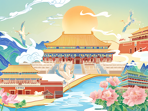 线性国潮丨北京中轴线