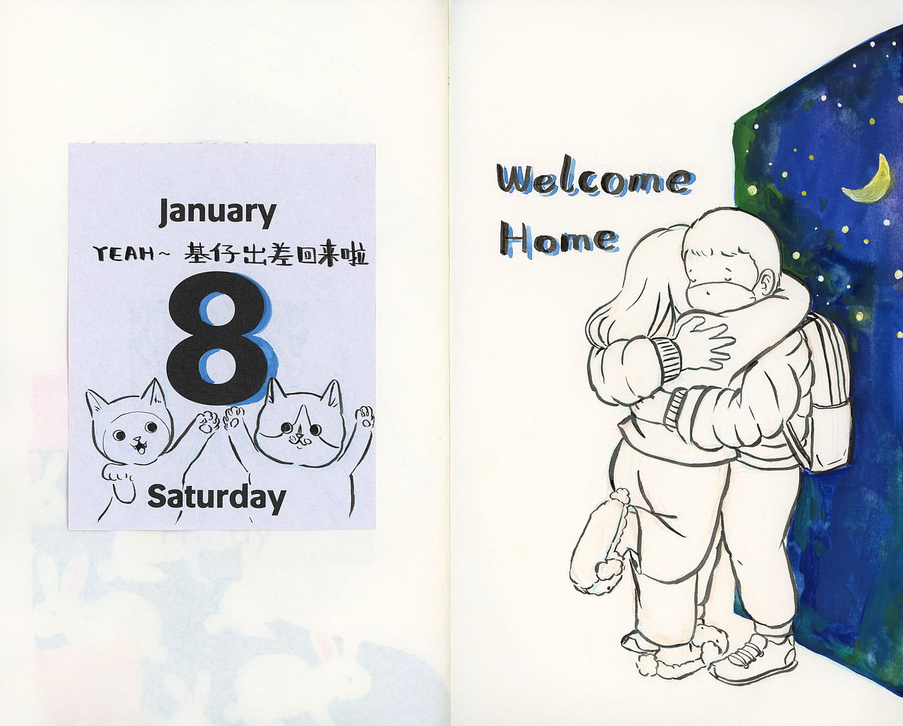 2022年1月合辑:蘑菇PIU的日常手账