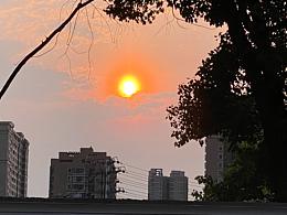 准备离开的太阳